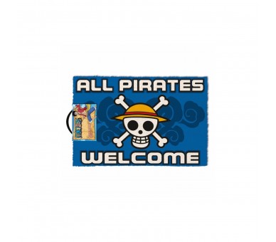 Felpudo All Pirates Welcome One Piece