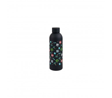 Botella Acero Inoxidable Minecraft 500Ml