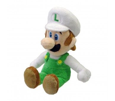 Peluche 23 Cm Luigi Fire Super Mario