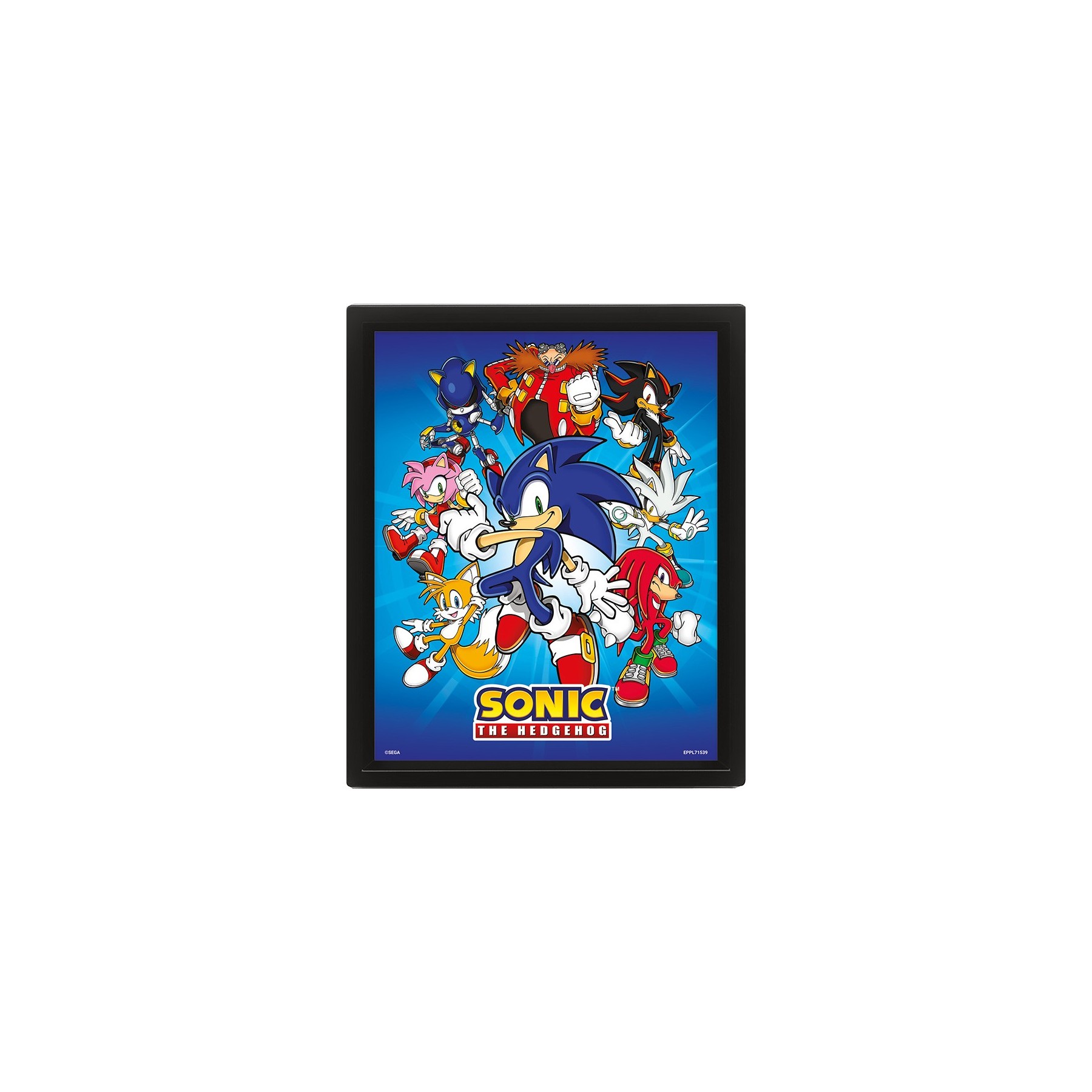 SONIC THE HEGGEHOD - POSTER 3D LA PANDILLA ESTA AQUÍ