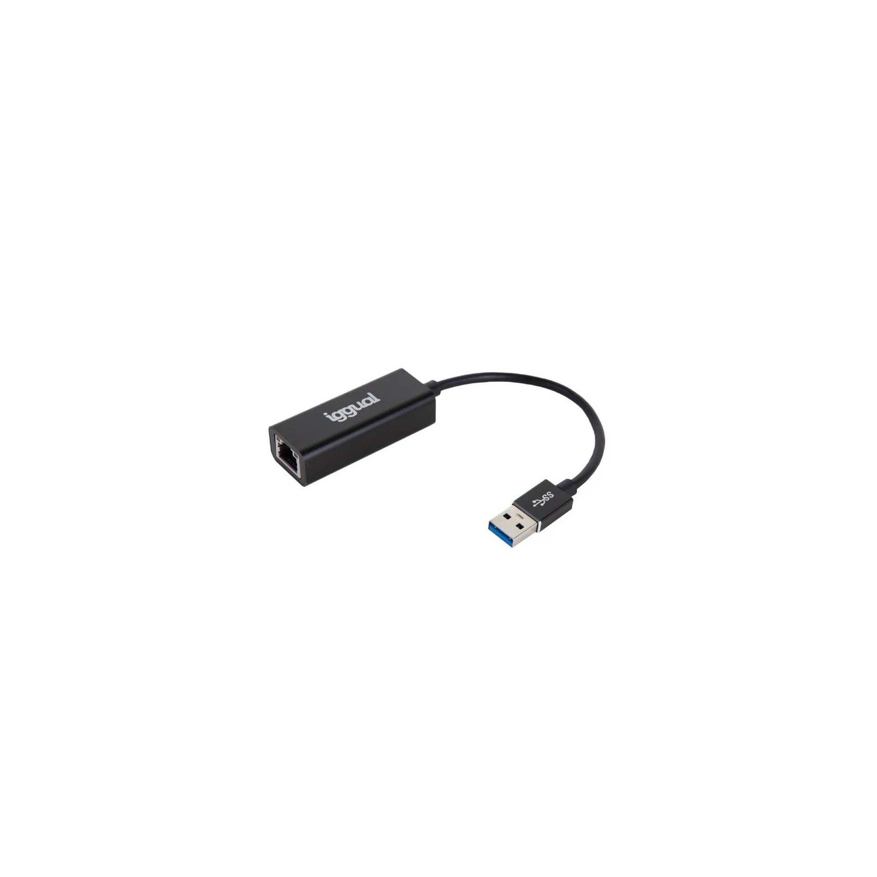 Iggual Adaptador Usb-A A Rj45 Gigabit Silver