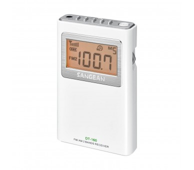 Sangean Pocket Dt-160 White / Radio Portátil