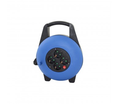 Regleta Alargadera Enrollacables 4 Tomas -  10M -  16A -  25