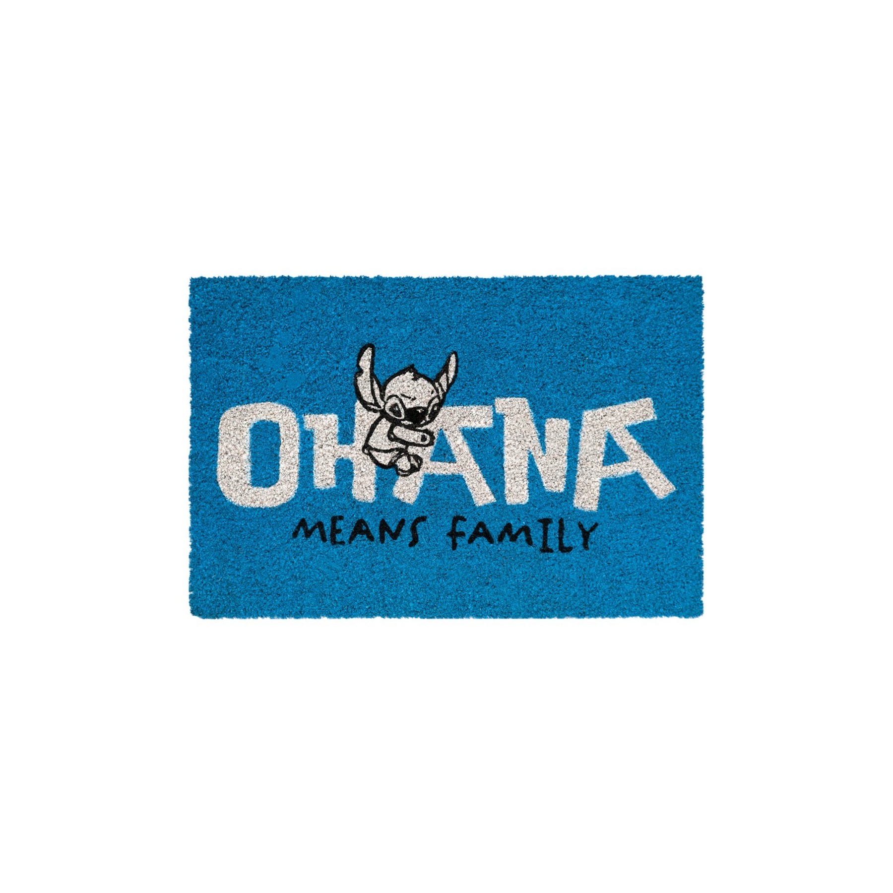 Felpudo Disney Stitch Ohana Azul