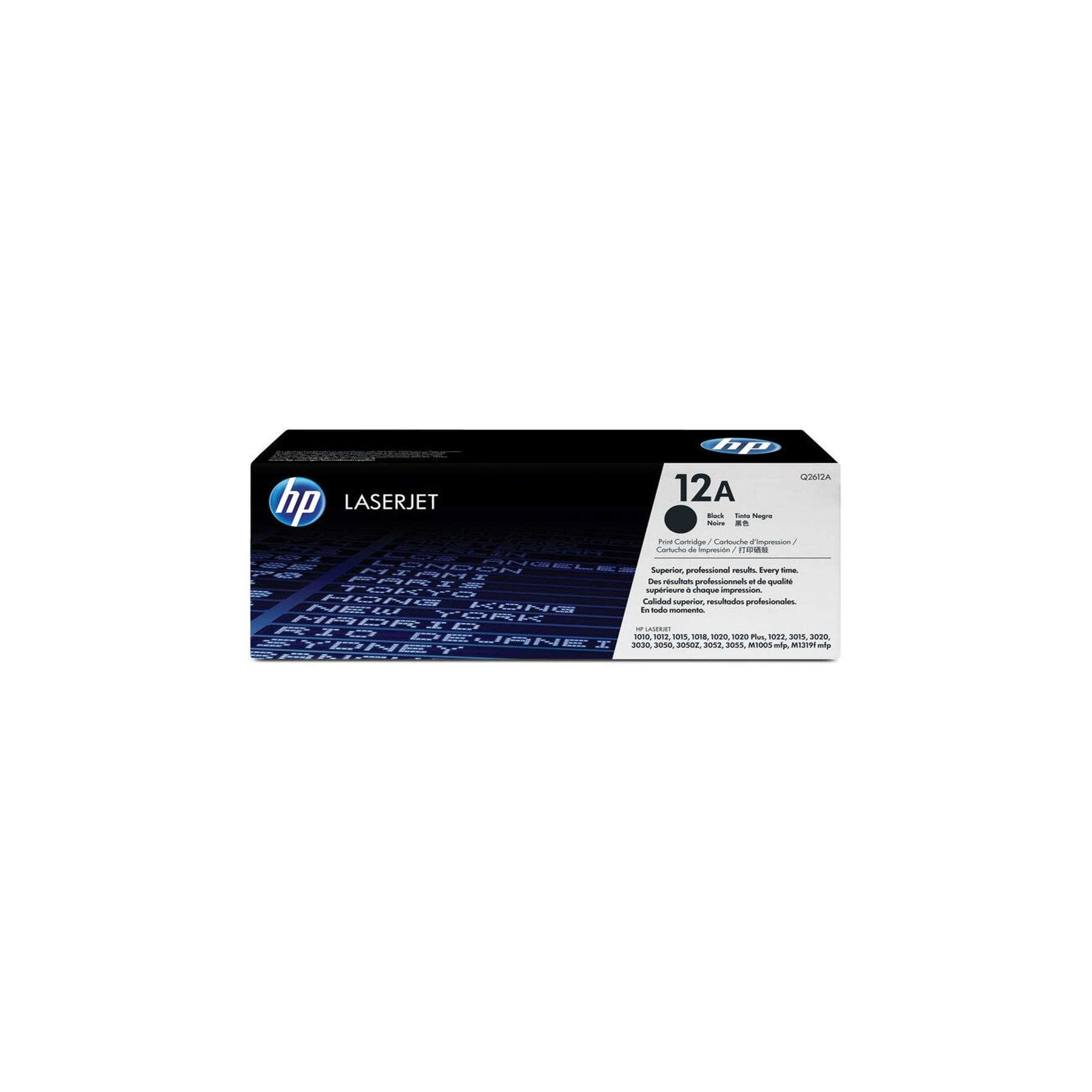 Toner Hp Q2612A Nº12A Negro 2.000Pag