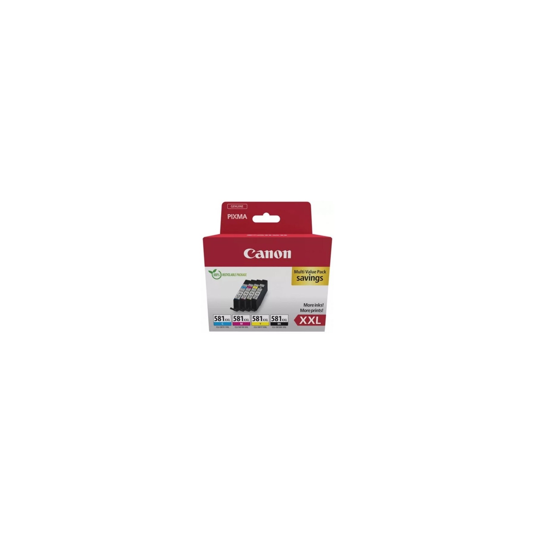 Cartucho De Tinta Original Canon Cli-581Xxl Multipack Alta C