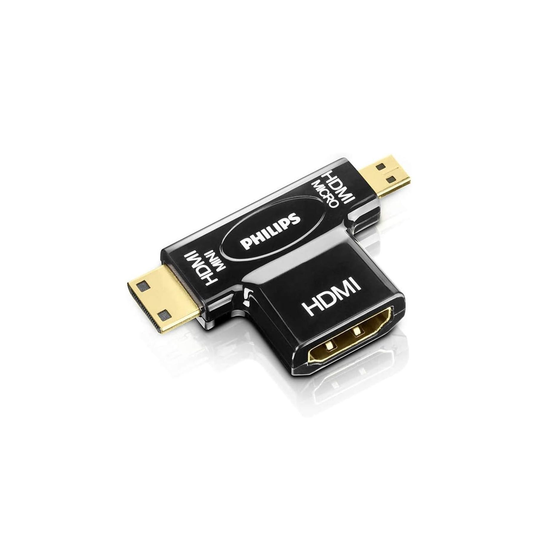 Adaptador Philips Swv2429W Hdmi - Micro Hdmi - Mini Hdmi