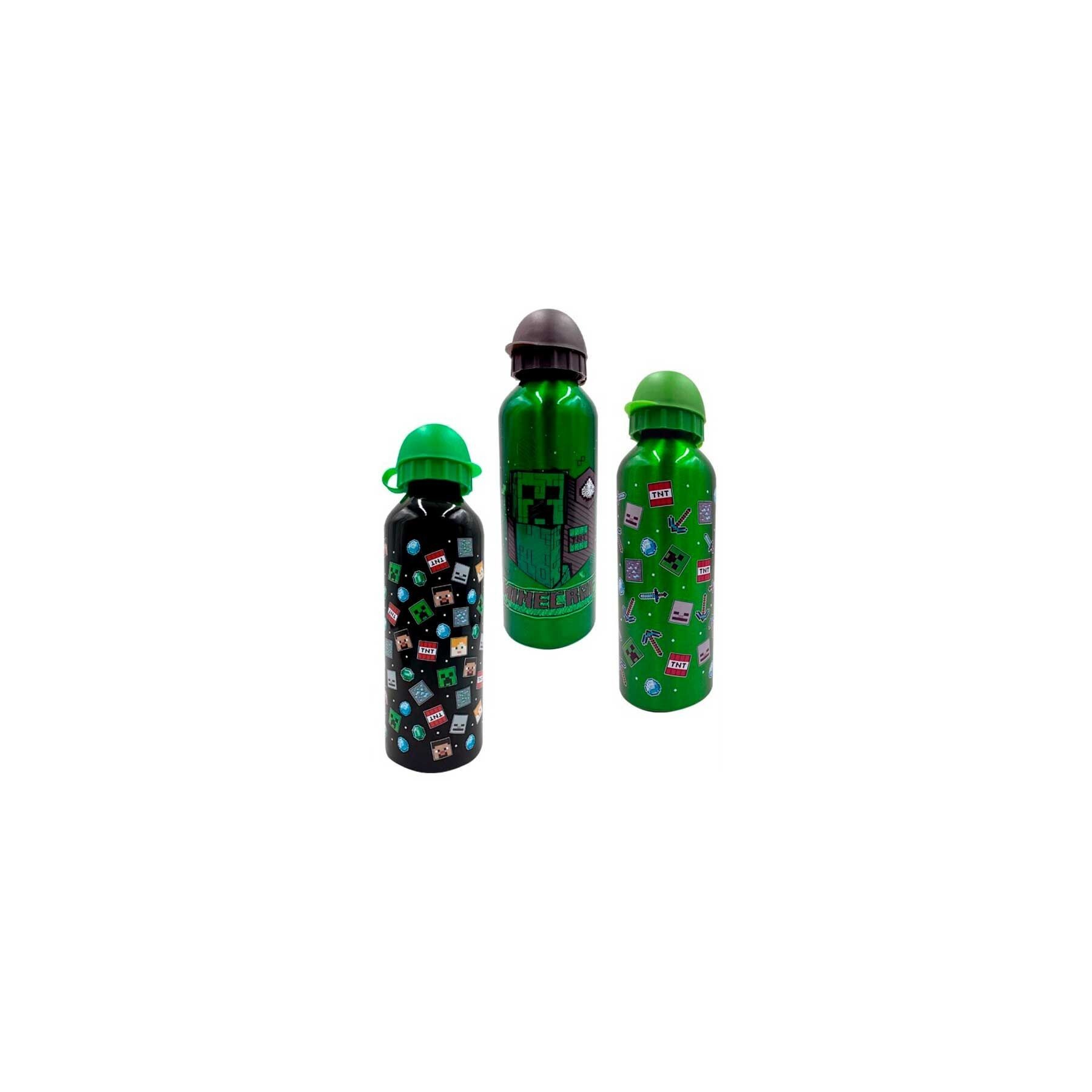 Cantimplora Aluminio Minecraft 500Ml Surtido 12 Unidades
