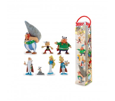 Tubo Asterix - El Pueblo Galo - Pack Surtido 7 Figuras