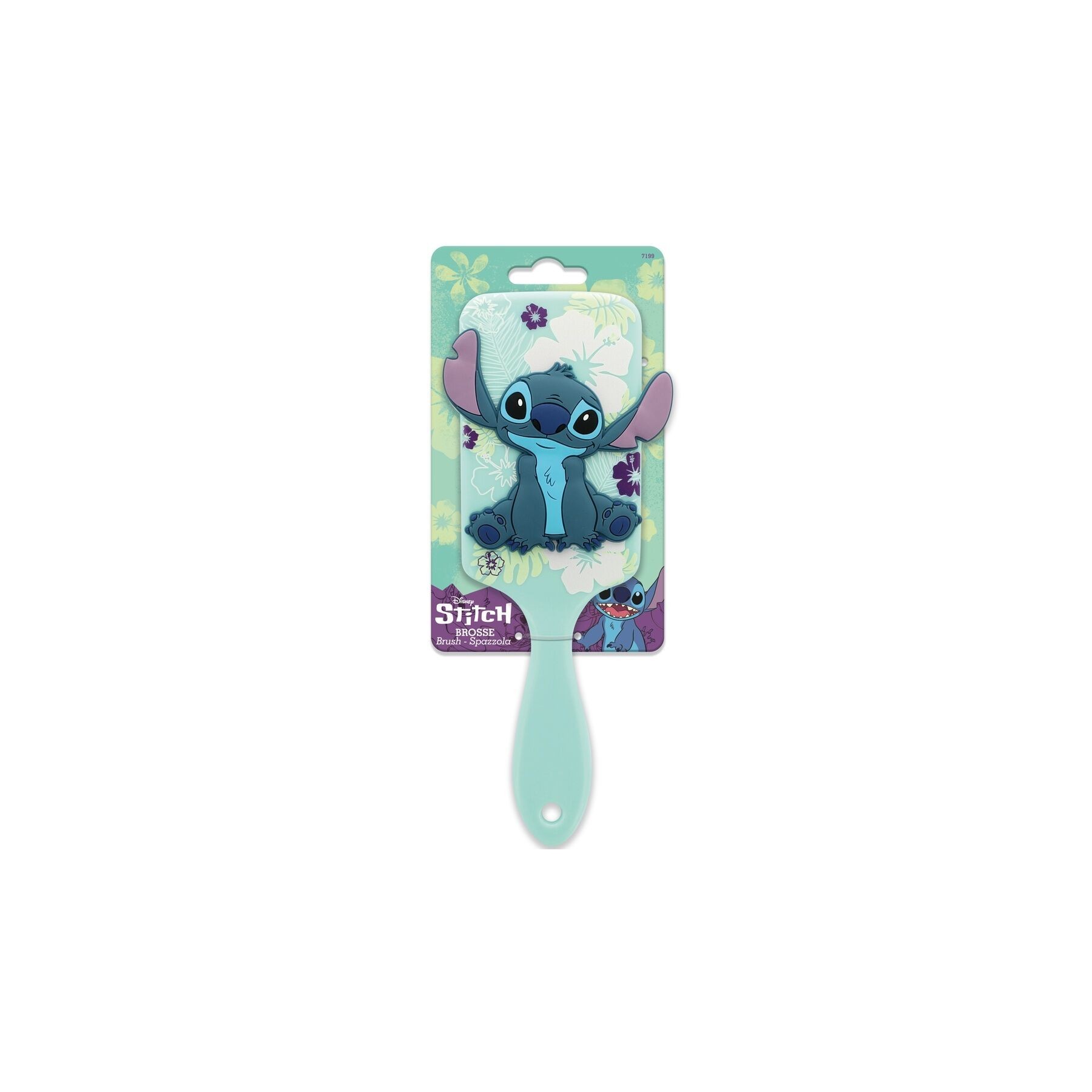 Cepillo Pelo 3D Stitch Disney 3 Unidades