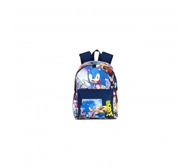 Mochila Sonic The Hedgehog Adaptable 42 Cm