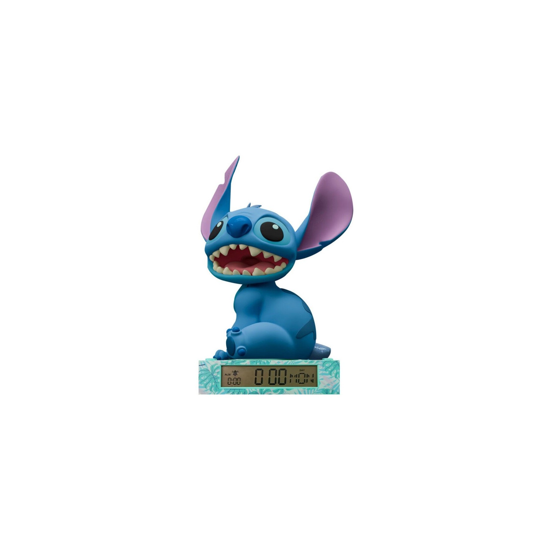 Lampara 3D Con Despertador Stitch Disney