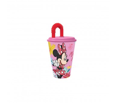 Vaso Caã±A Minnie Disney 430Ml 12 Unidades
