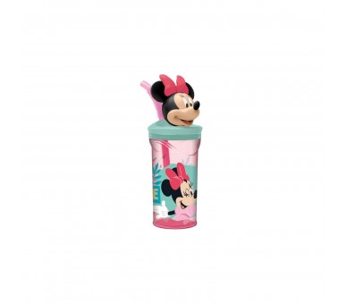 Vaso Figura 3D Minnie Disney 360Ml 12 Unidades