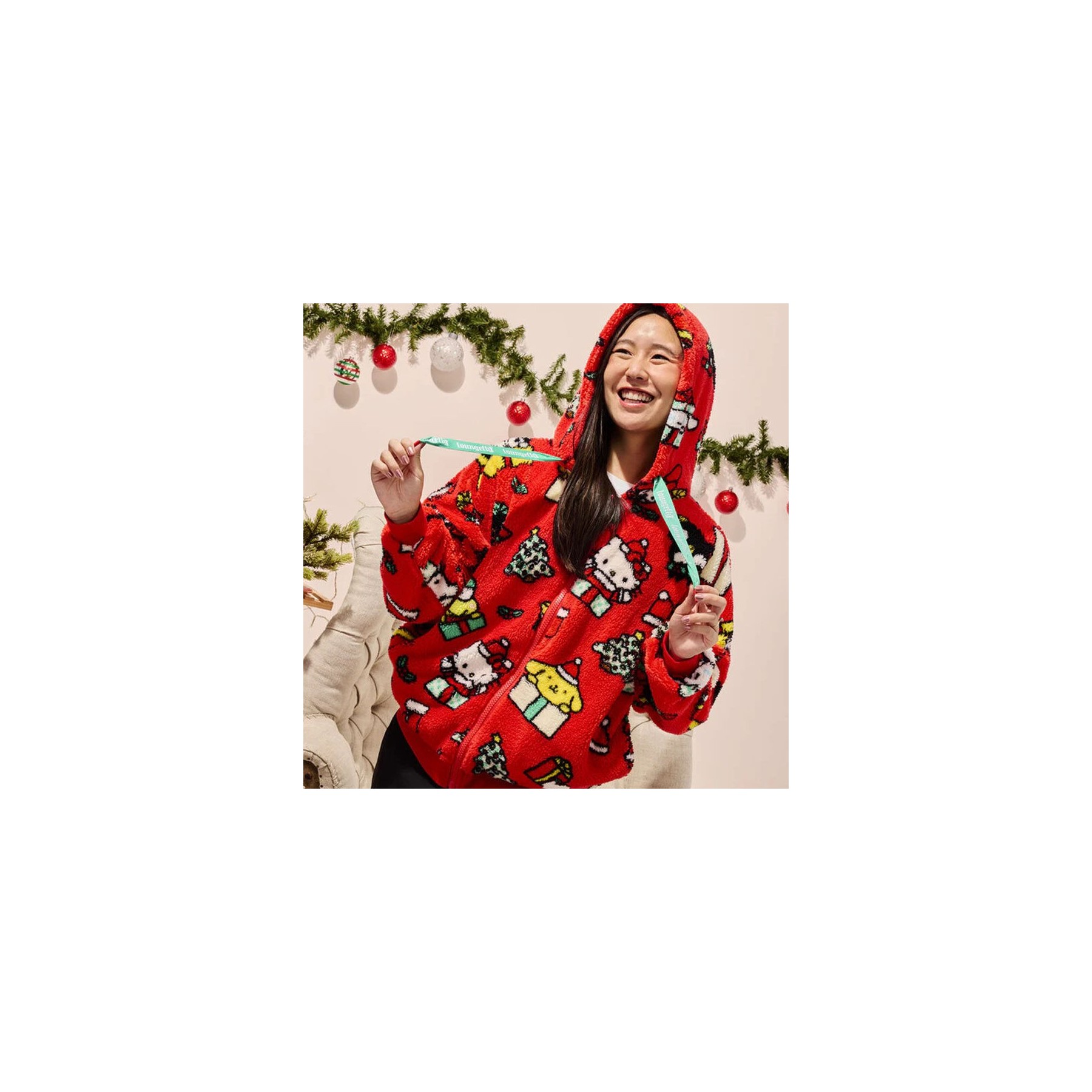 Sudadera Con Capucha Winter Wonderland Talla L