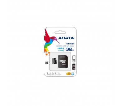 Micro SD Adata 32Gb Clase UHS1 + Adaptador