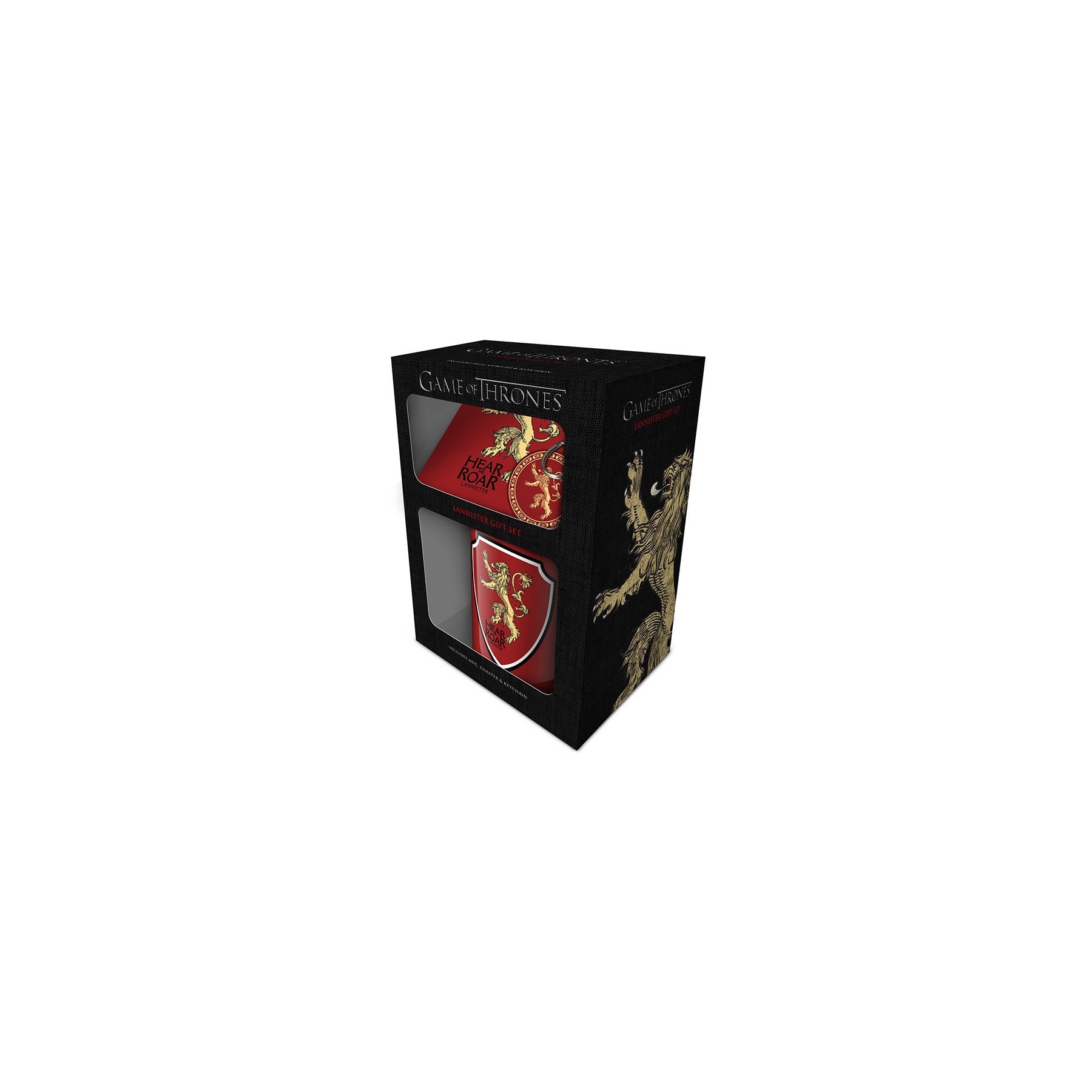 Game of Thrones- Coffret Mug- Llavero y posa vaso - Lanniste