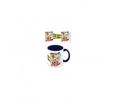Taza Harley Quinn Warning Birds of Prey DC Comics