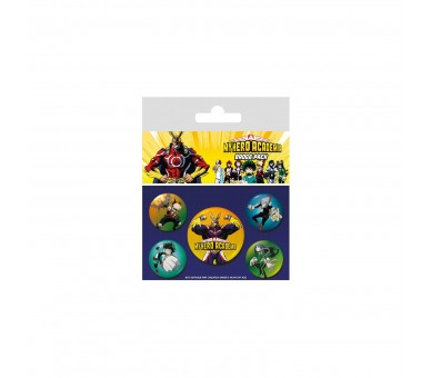 Juego De Chapas My Hero Academia Personajes