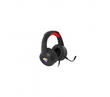 Auricular Gaming Genesis Neon 200 Negro Rojo Rgb
