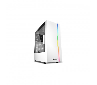 Caja Atx Sharkoon Slider Rgb Blanca