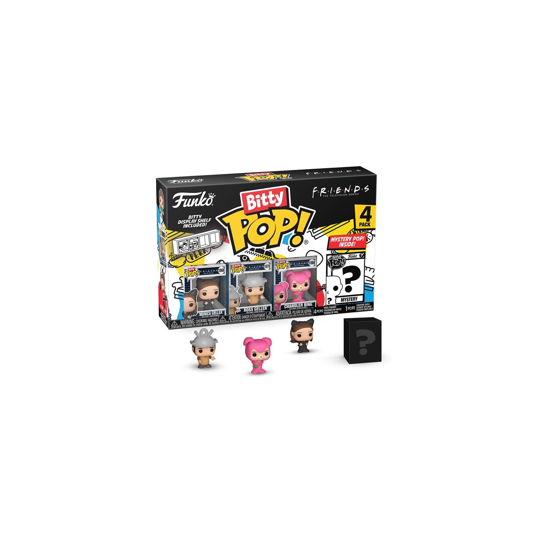 Friends - Bitty Pop Monica As Catwoman 4 Figuras