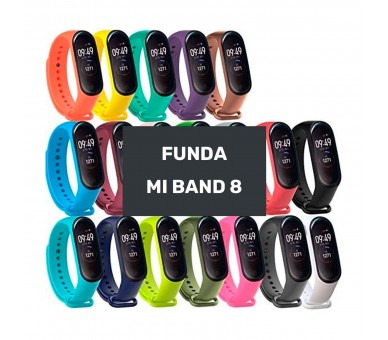 Jc Correa Silicona Rojo / Mi Band 8