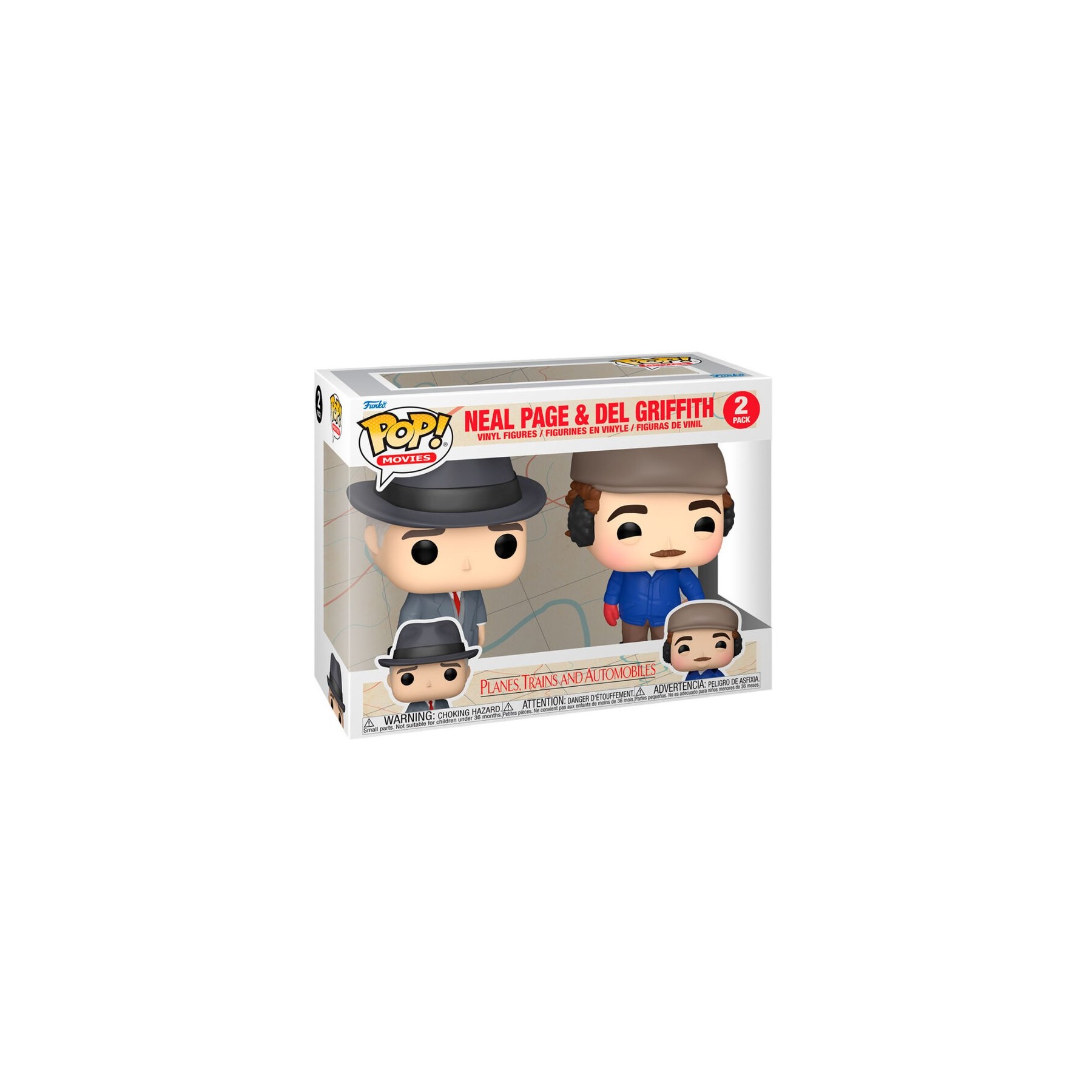 Blister 2 Figuras Pop Planes Trains And Automobiles Neal Pag