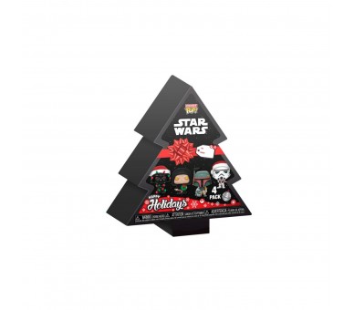 Arbol Con 4 Figuras Pocket Pop Star Wars