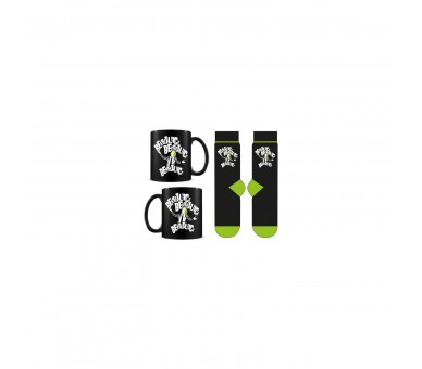 Caja regalo taza y calcetín Beetlejuice