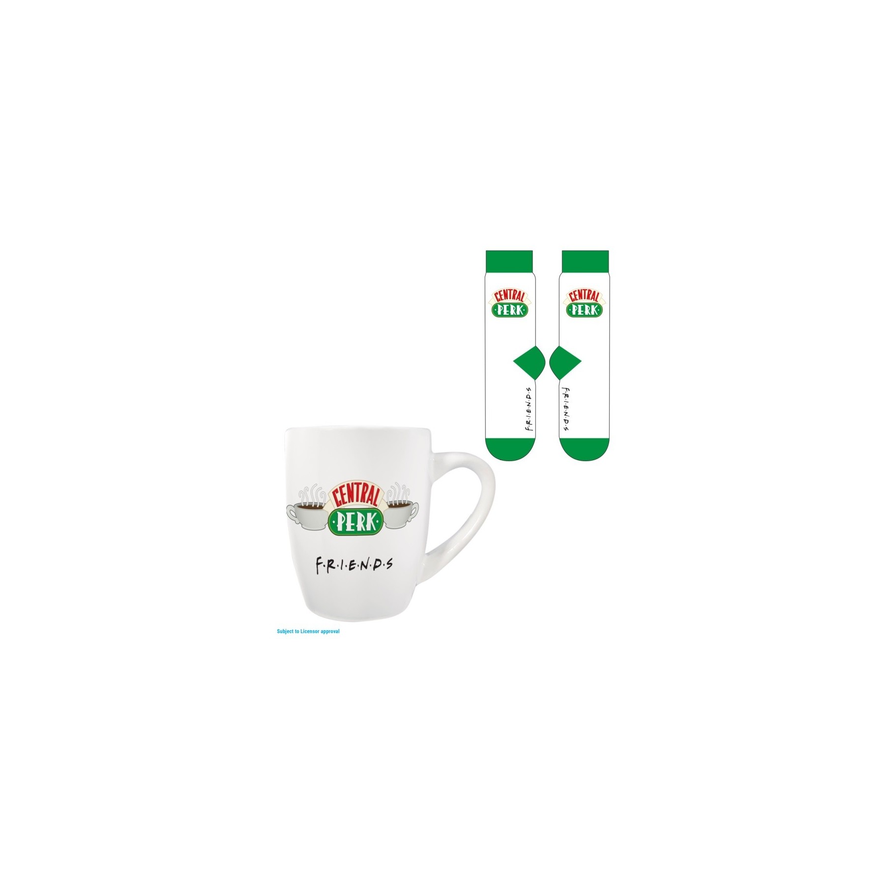 Caja regalo taza y calcetín Central Perk Friends Talla Mujer