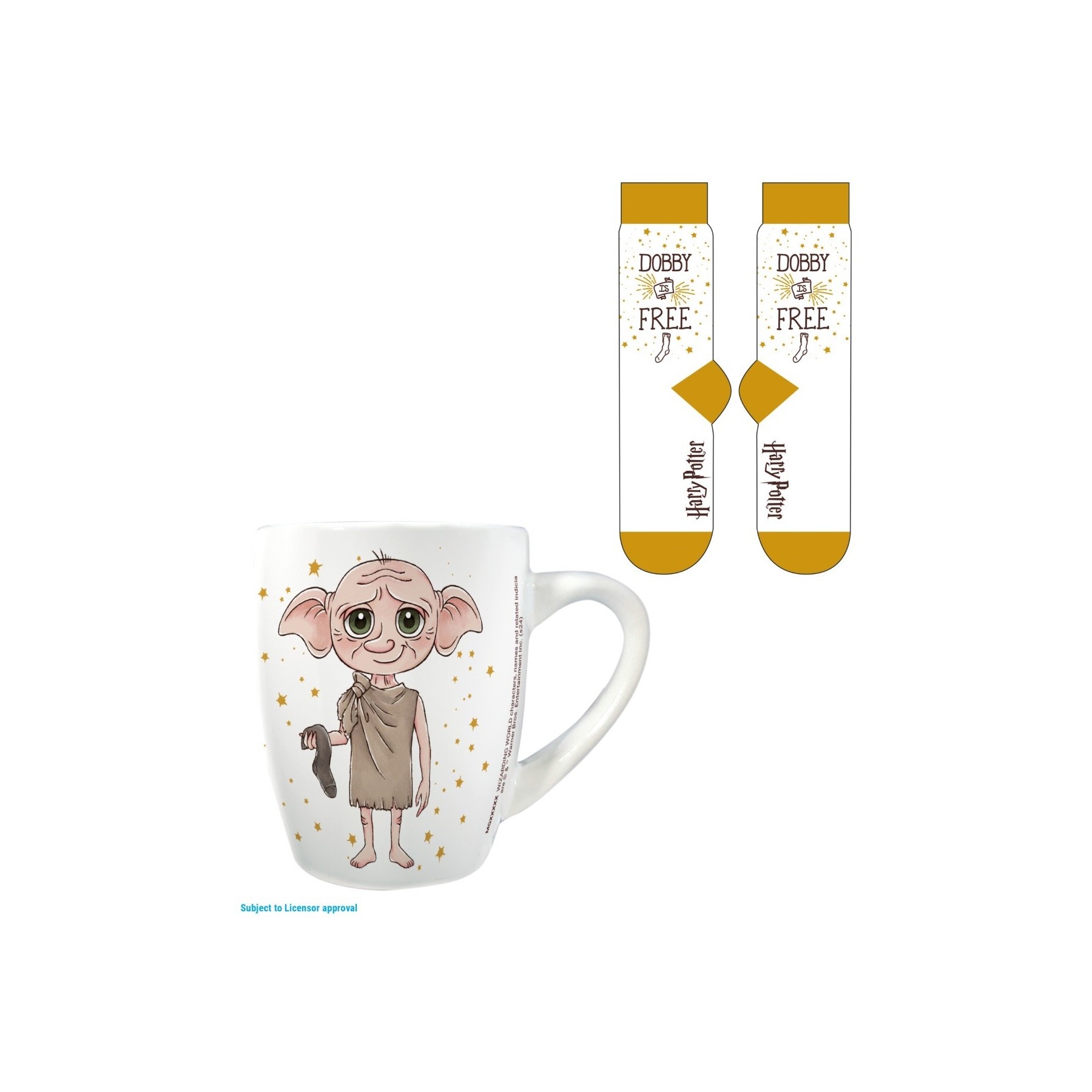Caja regalo taza y calcetín dobby Harry Potter Talla mujer