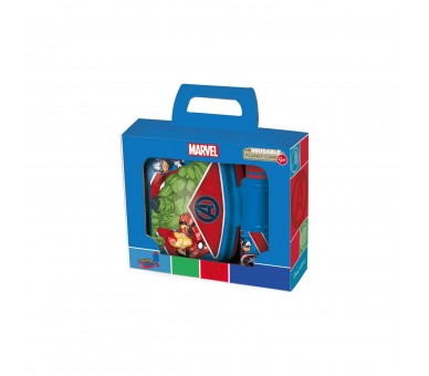 Set Sandwichera + Cantimplora Sport Los Vengadores Avengers