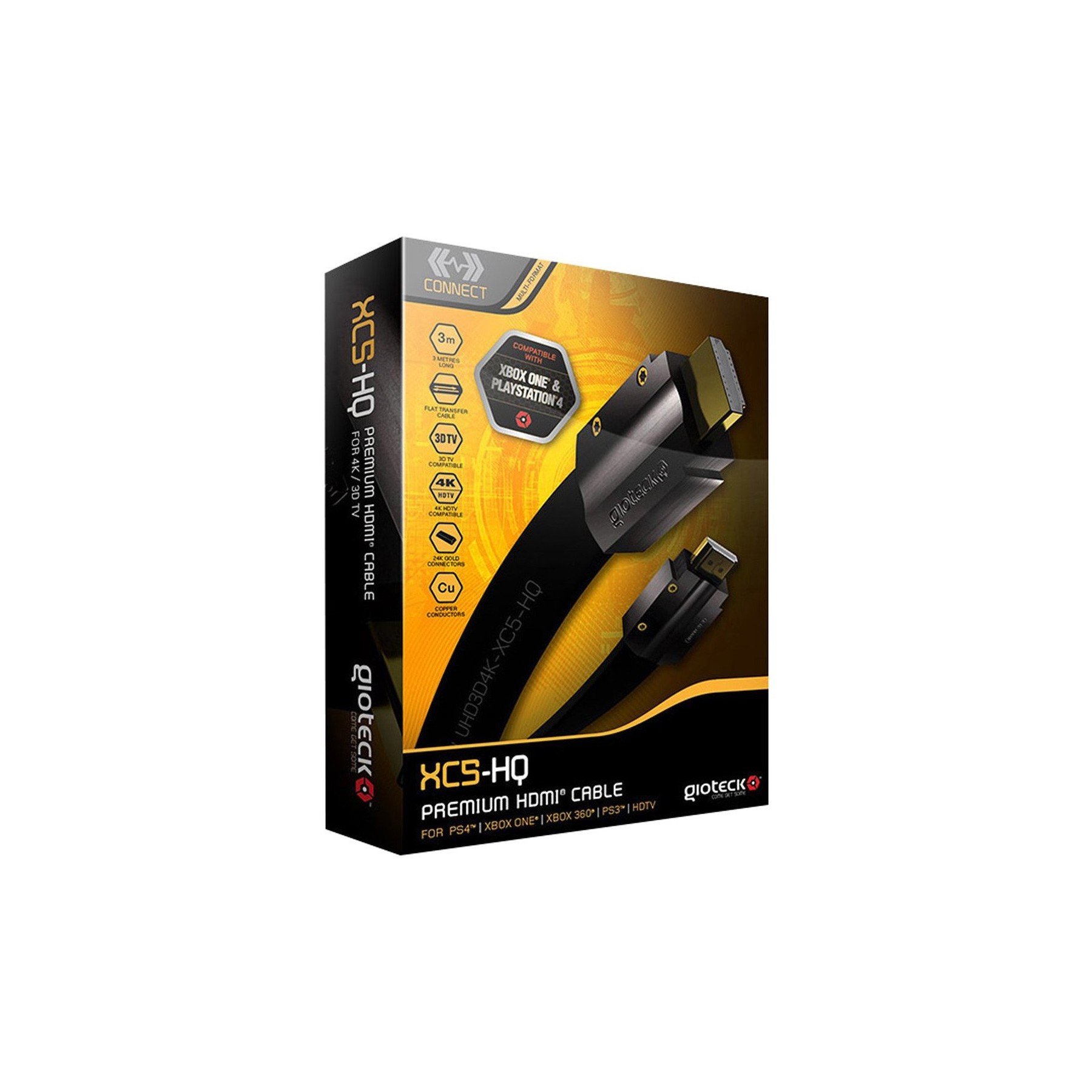Gioteck Xc-5 High Speed Hdmi Cable With Ethernet [Ps4]