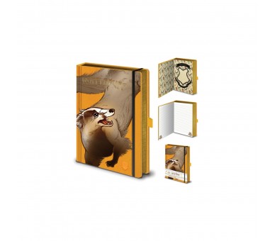 Harry Potter - Cuaderno A5 Premium Intricate Houses Hufflepu