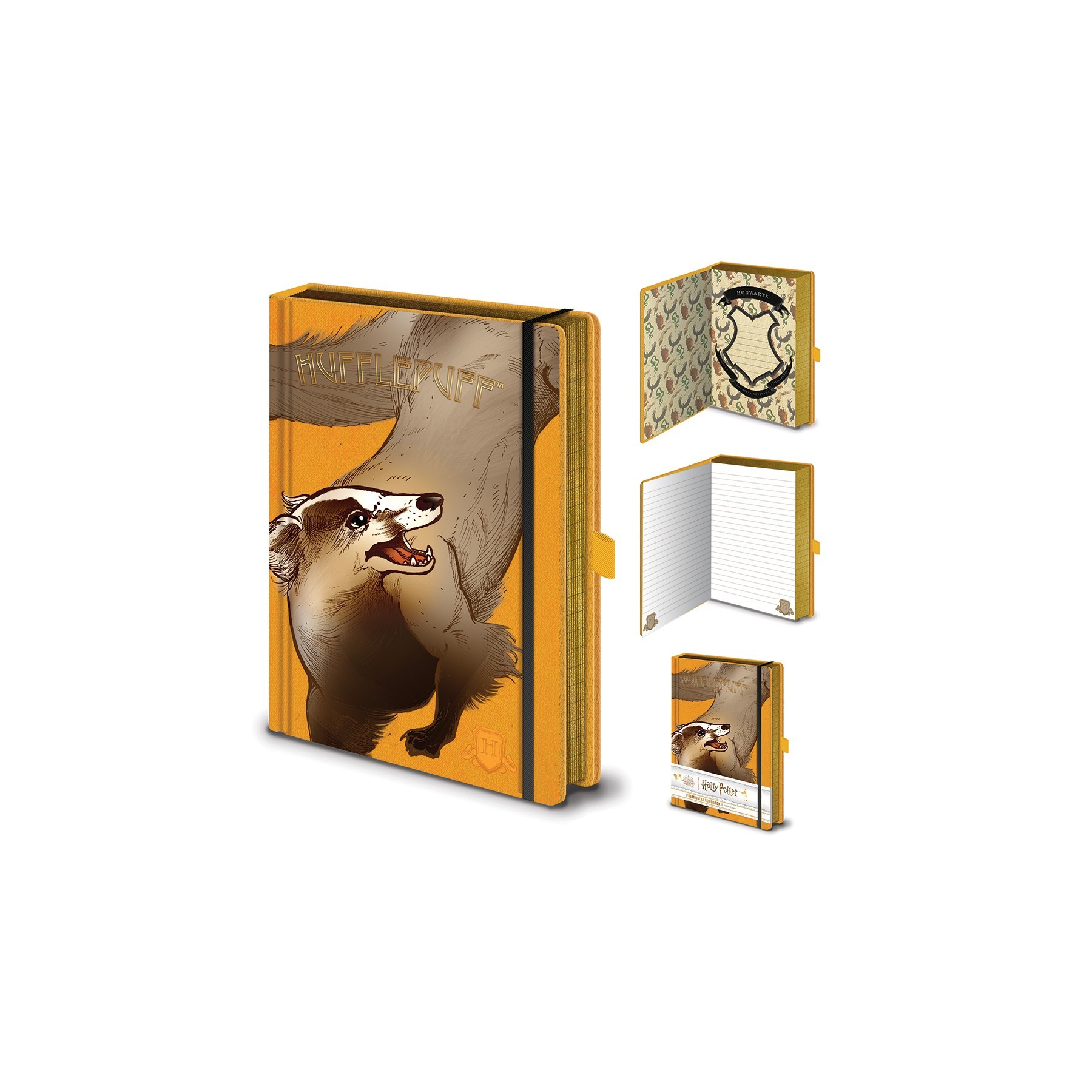 Harry Potter - Cuaderno A5 Premium Intricate Houses Hufflepu