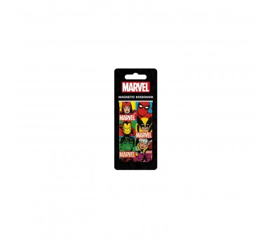 Marvel Comics - Punto De Libro Magntico Retro Grid