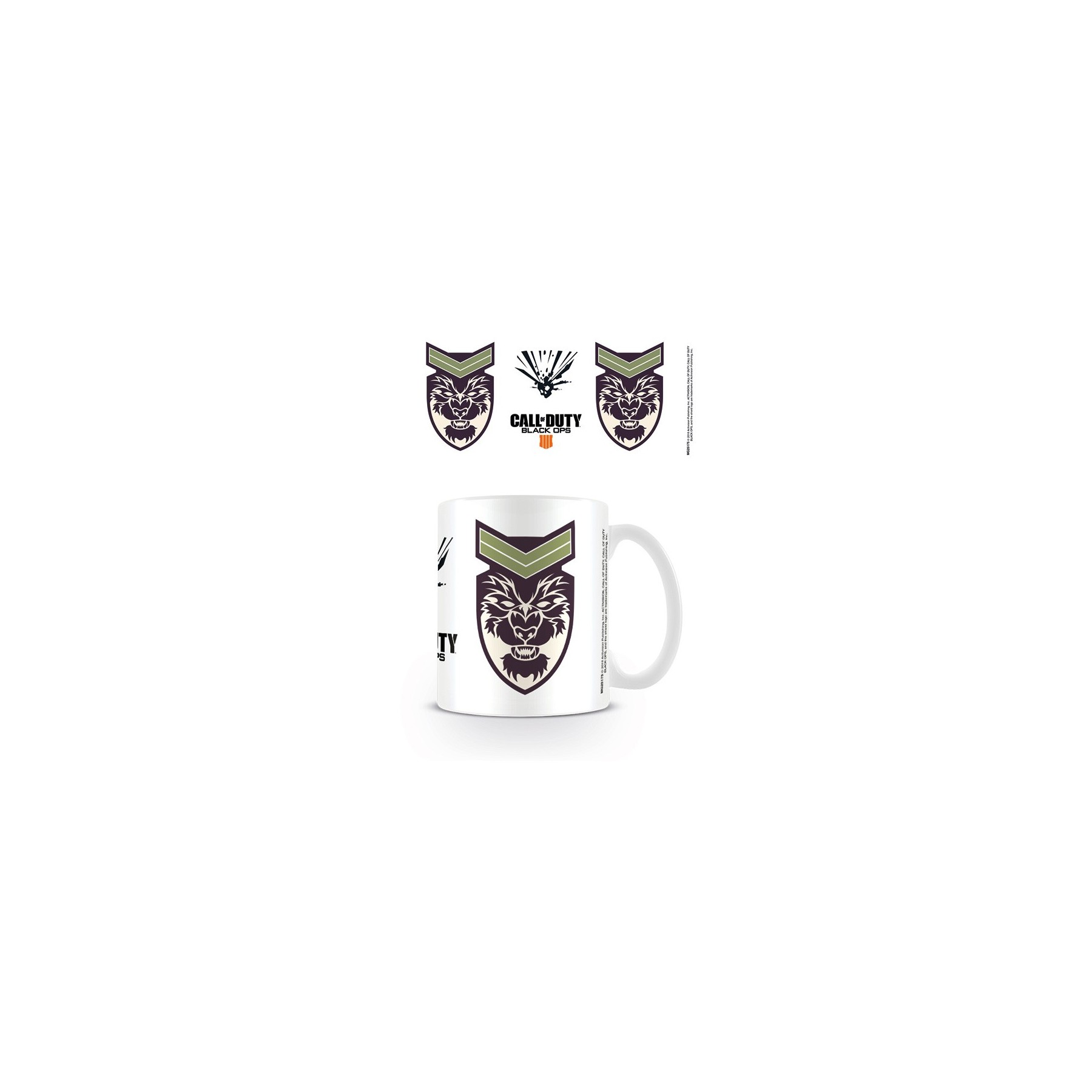 Call Of Duty Black Ops 4 - Taza 320 Ml Battery Symbol