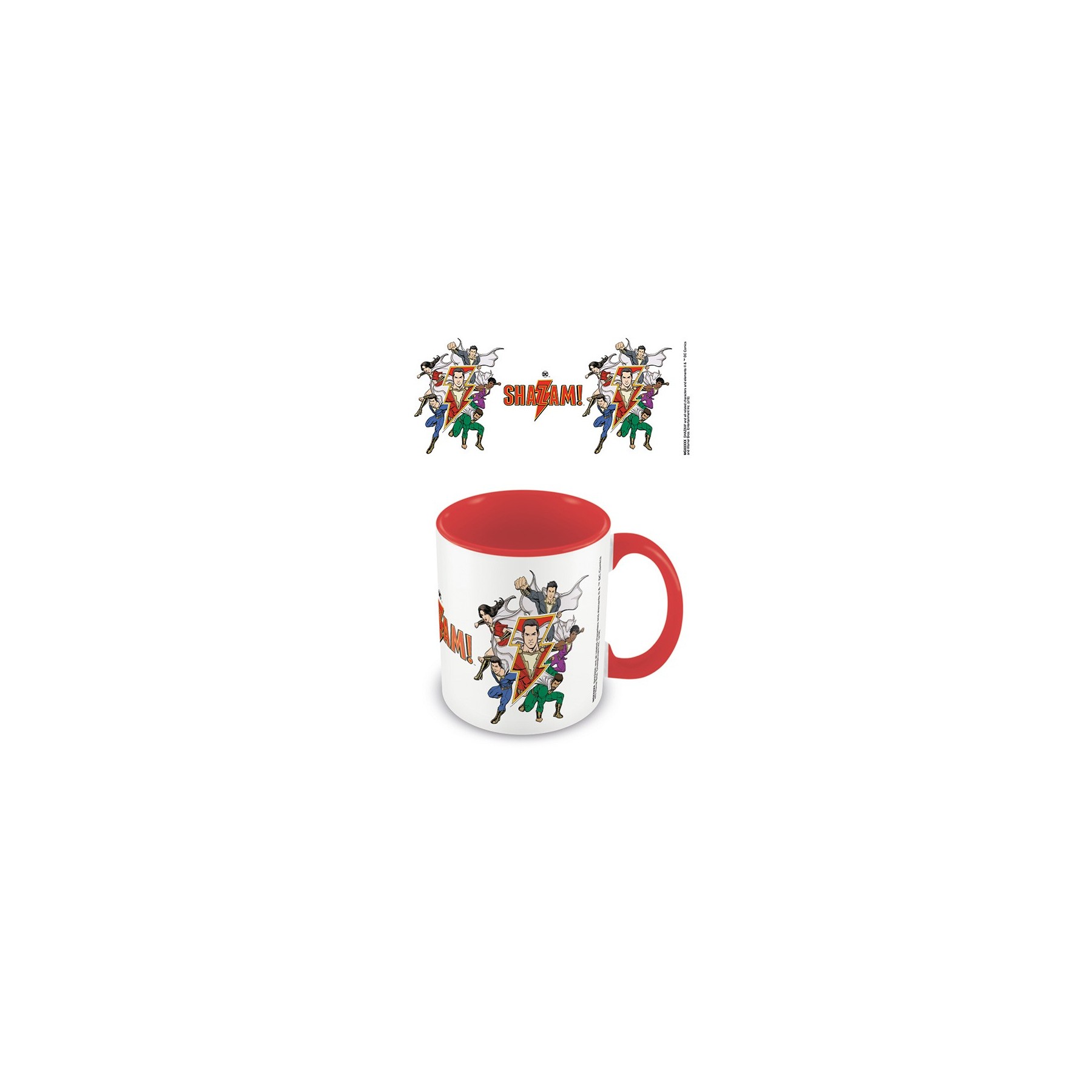 Shazam! - Taza Interior Rojo The Power Of Friendship