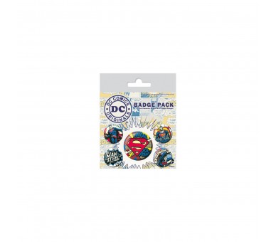 Superman - Pack De Chapas