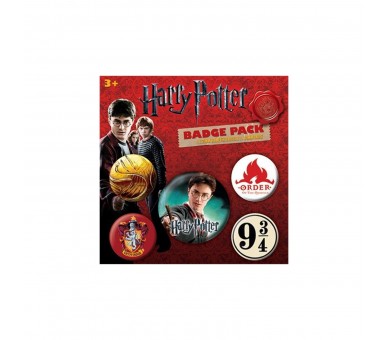 Harry Potter - Pack De Chapas Core Gryffindor