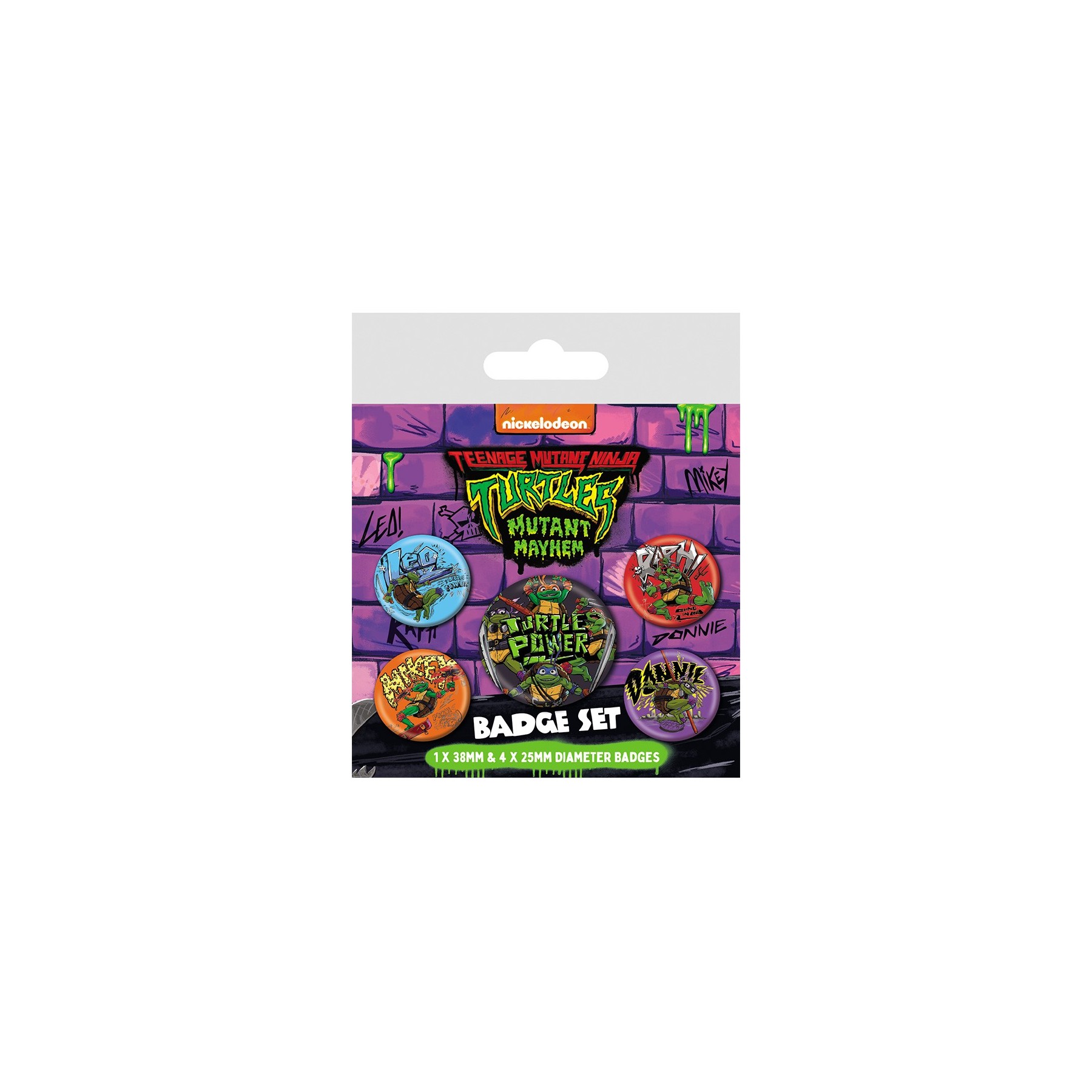 Las Tortugas Ninja: Mutant Mayhem - Pack De Chapas