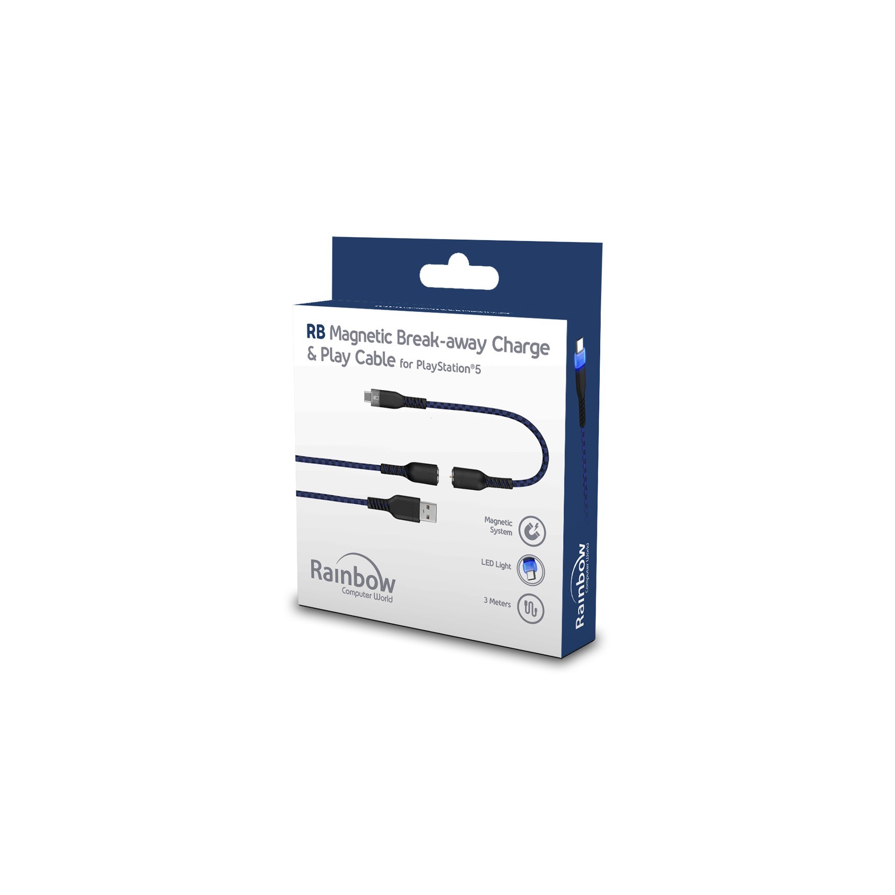 Rb Magnetic Break-Away Charge & Play Cable [Ps5]