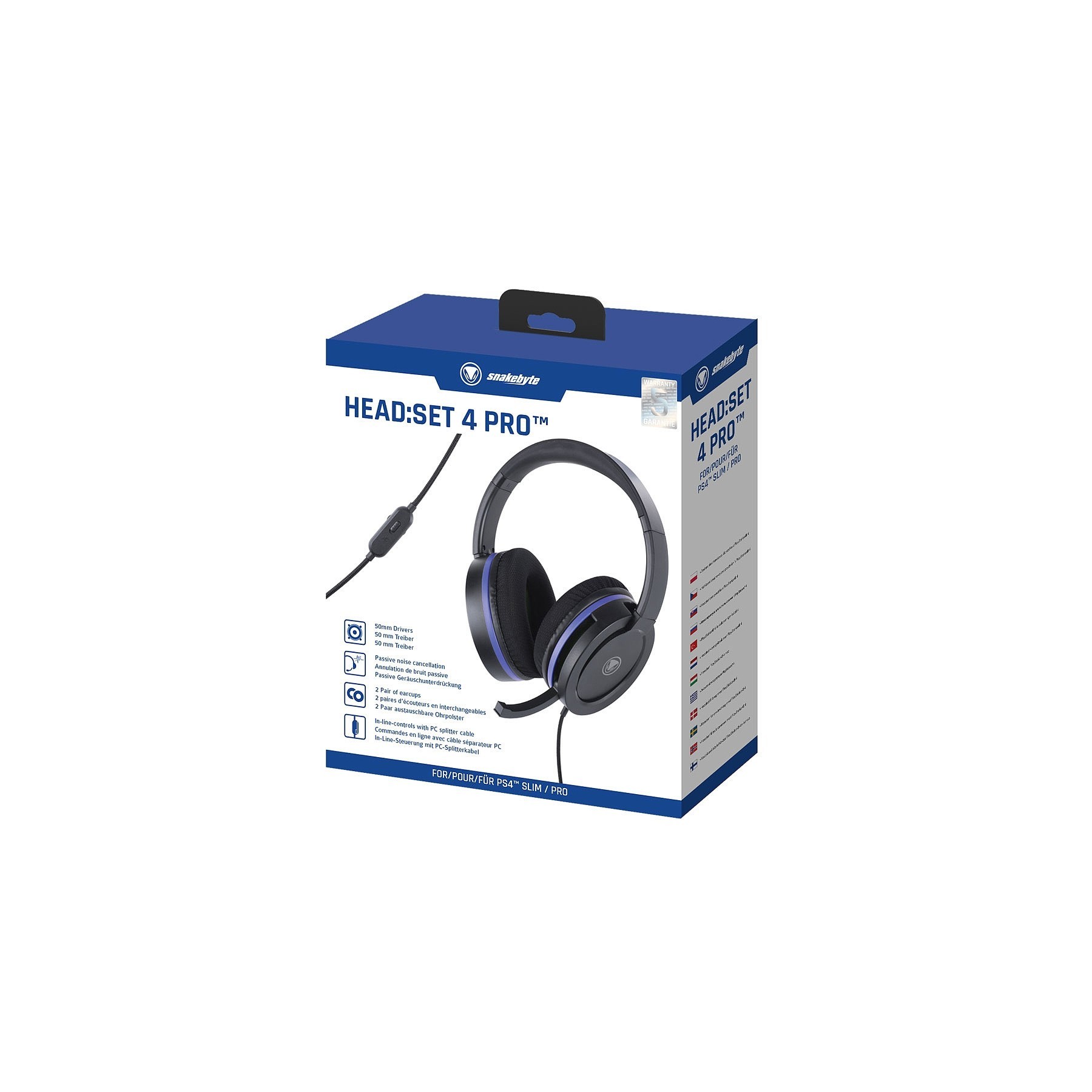 Snakebyte Head:Set 4 Pro [Ps4]