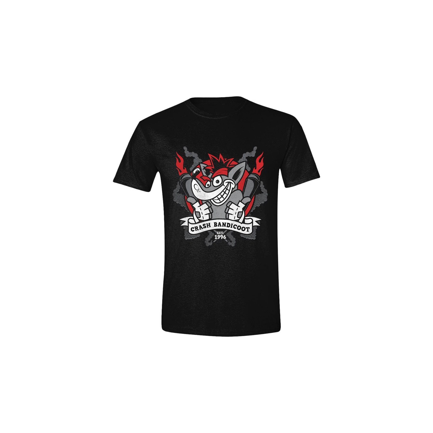 Crash Bandicoot - Camiseta Face Talla 2Xl