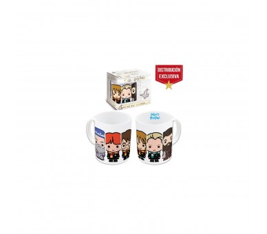 Harry Potter - Taza De 325 Ml Blanca Personajes (Distr. Excl