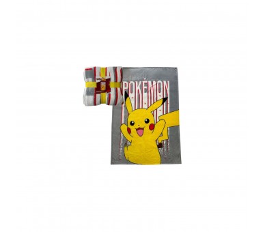 Pokmon - Manta Lana Coral Ultrasuave 130X180 Cm Pikachu