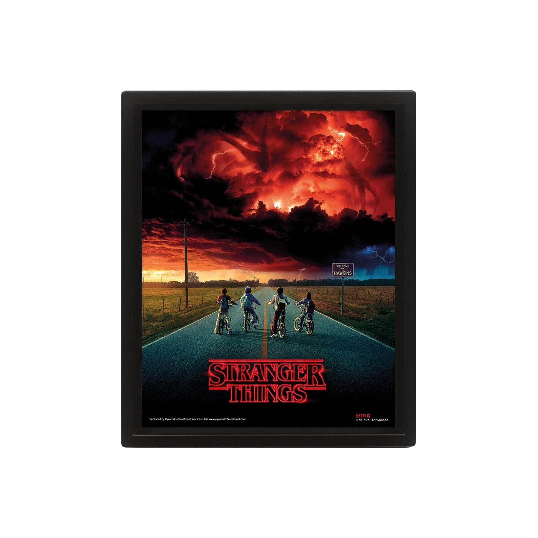 Cuadro 3D Mind Flayer Stranger Things
