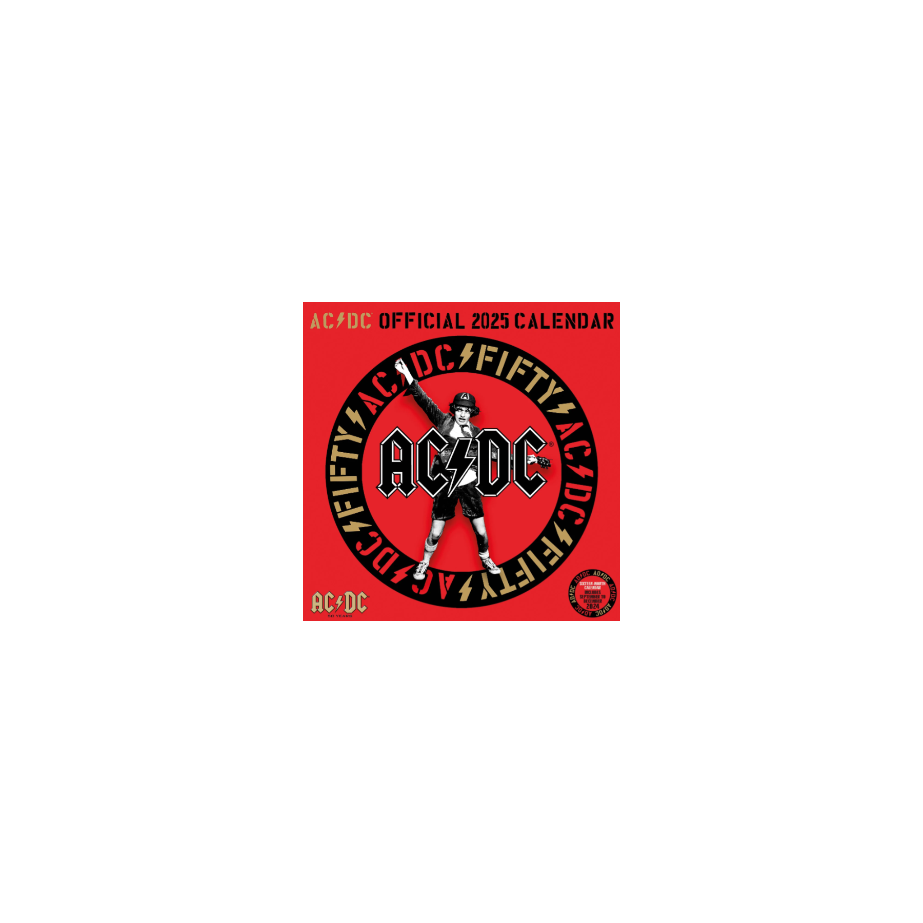 Calendario Pared Ac/Dc 30X30