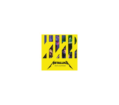 Calendario Pared Metallica 30X30